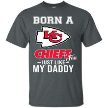 Load image into Gallery viewer, Born A Chiefs Fan Just Like My Daddy Football Shirt VA01 - born-a-chiefs-fan-just-like-my-daddy-football-shirt-va01-vivianstorescom-5