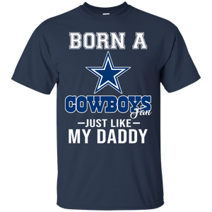 Born A Cowboys Fan Just Like My Daddy Football Shirt VA01 - born-a-cowboys-fan-just-like-my-daddy-football-shirt-va01-vivianstorescom-3