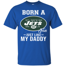 Load image into Gallery viewer, Born A Jets Fan Just Like My Daddy Football Shirt VA01 - born-a-jets-fan-just-like-my-daddy-football-shirt-va01-vivianstorescom-3