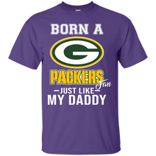 Load image into Gallery viewer, Born A Packers Fan Just Like My Daddy Football Shirt VA01 - born-a-packers-fan-just-like-my-daddy-football-shirt-va01-vivianstorescom-2