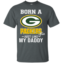 Load image into Gallery viewer, Born A Packers Fan Just Like My Daddy Football Shirt VA01 - born-a-packers-fan-just-like-my-daddy-football-shirt-va01-vivianstorescom-5