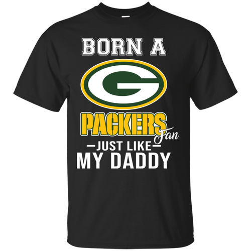 Born A Packers Fan Just Like My Daddy Football Shirt VA01 - born-a-packers-fan-just-like-my-daddy-football-shirt-va01-vivianstorescom