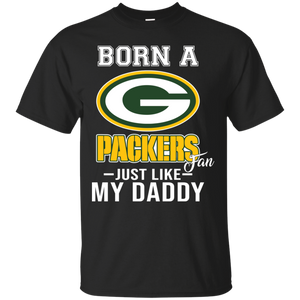 Born A Packers Fan Just Like My Daddy Football Shirt VA01 - born-a-packers-fan-just-like-my-daddy-football-shirt-va01-vivianstorescom