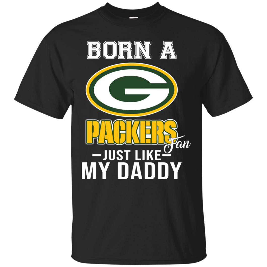 Born A Packers Fan Just Like My Daddy Football Shirt VA01 - born-a-packers-fan-just-like-my-daddy-football-shirt-va01-vivianstorescom