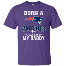 Load image into Gallery viewer, Born A Patriots Fan Just Like My Daddy Football Shirt VA01 - born-a-patriots-fan-just-like-my-daddy-football-shirt-va01-vivianstorescom-2