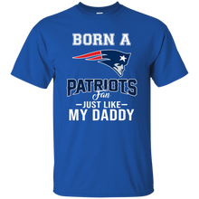 Load image into Gallery viewer, Born A Patriots Fan Just Like My Daddy Football Shirt VA01 - born-a-patriots-fan-just-like-my-daddy-football-shirt-va01-vivianstorescom-3