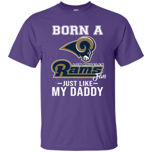 Born A Rams Fan Just Like My Daddy Football Shirt VA01 - born-a-rams-fan-just-like-my-daddy-football-shirt-va01-vivianstorescom-2