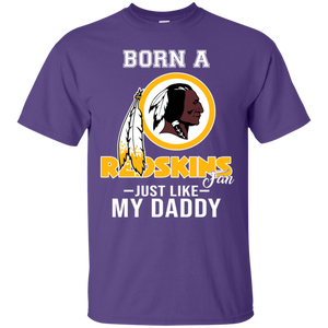 Born A Redskins Fan Just Like My Daddy Football Shirt VA01 - born-a-redskins-fan-just-like-my-daddy-football-shirt-va01-vivianstorescom-2