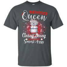 Load image into Gallery viewer, Budweiser Queen Classy Sassy And A Bit Smart Assy T-shirt LT02 - budweiser-queen-classy-sassy-and-a-bit-smart-assy-t-shirt-lt02-vivianstorescom-5