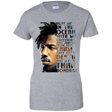 Load image into Gallery viewer, Bury Me In the Ocean With My Ancestors Killmonger Quote Shirt KA01 - bury-me-in-the-ocean-with-my-ancestors-killmonger-quote-shirt-ka01-vivianstorescom-5