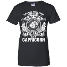 Load image into Gallery viewer, Capricorn Perfect Birthday Dirty Mind, Good Heart Zodiac Tee HT01 - capricorn-perfect-birthday-dirty-mind-good-heart-zodiac-tee-ht01-vivianstorescom-8