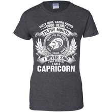 Load image into Gallery viewer, Capricorn Perfect Birthday Dirty Mind, Good Heart Zodiac Tee HT01 - capricorn-perfect-birthday-dirty-mind-good-heart-zodiac-tee-ht01-vivianstorescom-9