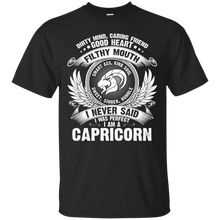 Load image into Gallery viewer, Capricorn Perfect Birthday Dirty Mind, Good Heart Zodiac Tee HT01 - capricorn-perfect-birthday-dirty-mind-good-heart-zodiac-tee-ht01-vivianstorescom