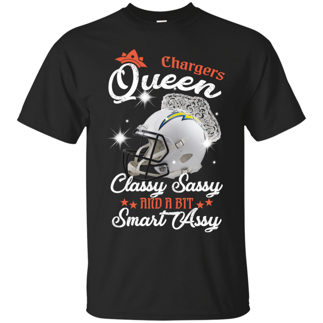 Chargers Queen Classy Sassy And A Bit Smart Assy Shirt KA01 - chargers-queen-classy-sassy-and-a-bit-smart-assy-shirt-ka01-vivianstorescom