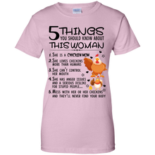 Load image into Gallery viewer, Chicken Mom 5 Things You Should Know About This Woman Shirt VA02 - chicken-mom-5-things-you-should-know-about-this-woman-shirt-va02-vivianstorescom-10