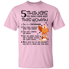 Load image into Gallery viewer, Chicken Mom 5 Things You Should Know About This Woman Shirt VA02 - chicken-mom-5-things-you-should-know-about-this-woman-shirt-va02-vivianstorescom-3