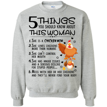 Load image into Gallery viewer, Chicken Mom 5 Things You Should Know About This Woman Shirt VA02 - chicken-mom-5-things-you-should-know-about-this-woman-shirt-va02-vivianstorescom-6