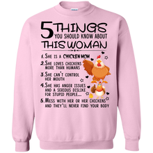 Load image into Gallery viewer, Chicken Mom 5 Things You Should Know About This Woman Shirt VA02 - chicken-mom-5-things-you-should-know-about-this-woman-shirt-va02-vivianstorescom-7