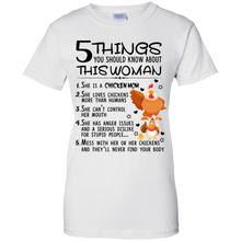 Load image into Gallery viewer, Chicken Mom 5 Things You Should Know About This Woman Shirt VA02 - chicken-mom-5-things-you-should-know-about-this-woman-shirt-va02-vivianstorescom-9