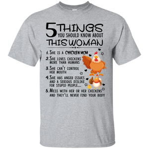 Chicken Mom 5 Things You Should Know About This Woman Shirt VA02 - chicken-mom-5-things-you-should-know-about-this-woman-shirt-va02-vivianstorescom