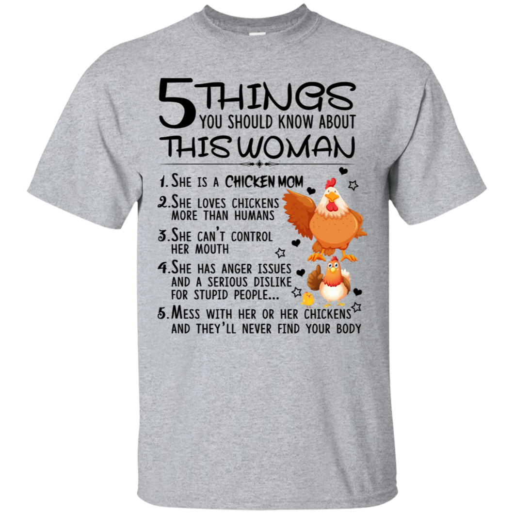 Chicken Mom 5 Things You Should Know About This Woman Shirt VA02 - chicken-mom-5-things-you-should-know-about-this-woman-shirt-va02-vivianstorescom