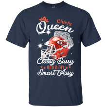 Load image into Gallery viewer, Chiefs Queen Classy Sassy And A Bit Smart Assy Shirt KA01 - chiefs-queen-classy-sassy-and-a-bit-smart-assy-shirt-ka01-vivianstorescom-2