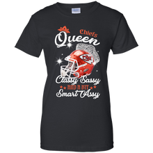 Load image into Gallery viewer, Chiefs Queen Classy Sassy And A Bit Smart Assy Shirt KA01 - chiefs-queen-classy-sassy-and-a-bit-smart-assy-shirt-ka01-vivianstorescom-7