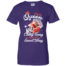 Load image into Gallery viewer, Chiefs Queen Classy Sassy And A Bit Smart Assy Shirt KA01 - chiefs-queen-classy-sassy-and-a-bit-smart-assy-shirt-ka01-vivianstorescom-8