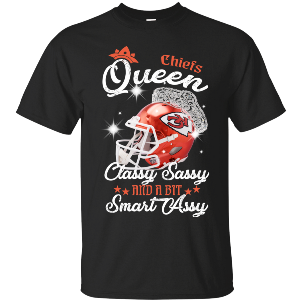 Chiefs Queen Classy Sassy And A Bit Smart Assy Shirt KA01 - chiefs-queen-classy-sassy-and-a-bit-smart-assy-shirt-ka01-vivianstorescom