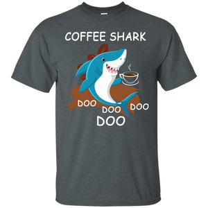 Coffee Shark Doo Doo Doo Coffee Lover T-Shirt HA01 - coffee-shark-doo-doo-doo-coffee-lover-t-shirt-ha01-vivianstorescom-3