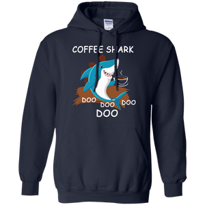 Coffee Shark Doo Doo Doo Coffee Lover T-Shirt HA01 - coffee-shark-doo-doo-doo-coffee-lover-t-shirt-ha01-vivianstorescom-5