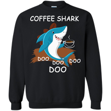 Load image into Gallery viewer, Coffee Shark Doo Doo Doo Coffee Lover T-Shirt HA01 - coffee-shark-doo-doo-doo-coffee-lover-t-shirt-ha01-vivianstorescom-6