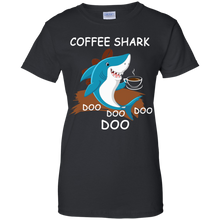 Load image into Gallery viewer, Coffee Shark Doo Doo Doo Coffee Lover T-Shirt HA01 - coffee-shark-doo-doo-doo-coffee-lover-t-shirt-ha01-vivianstorescom-8