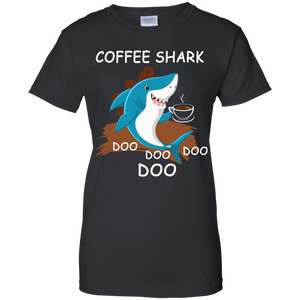 Coffee Shark Doo Doo Doo Coffee Lover T-Shirt HA01 - coffee-shark-doo-doo-doo-coffee-lover-t-shirt-ha01-vivianstorescom-8