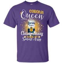 Load image into Gallery viewer, Corona Queen Classy Sassy And A Bit Smart Assy T-shirt LT02 - corona-queen-classy-sassy-and-a-bit-smart-assy-t-shirt-lt02-vivianstorescom-2