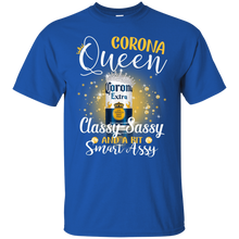 Load image into Gallery viewer, Corona Queen Classy Sassy And A Bit Smart Assy T-shirt LT02 - corona-queen-classy-sassy-and-a-bit-smart-assy-t-shirt-lt02-vivianstorescom-3