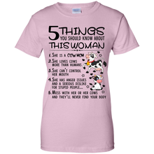 Load image into Gallery viewer, Cow Mom 5 Things You Should Know About This Woman Shirt VA02 - cow-mom-5-things-you-should-know-about-this-woman-shirt-va02-vivianstorescom-10