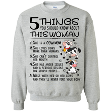 Load image into Gallery viewer, Cow Mom 5 Things You Should Know About This Woman Shirt VA02 - cow-mom-5-things-you-should-know-about-this-woman-shirt-va02-vivianstorescom-6