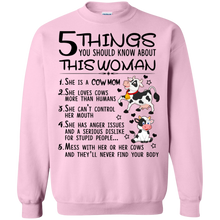 Load image into Gallery viewer, Cow Mom 5 Things You Should Know About This Woman Shirt VA02 - cow-mom-5-things-you-should-know-about-this-woman-shirt-va02-vivianstorescom-7