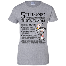 Load image into Gallery viewer, Cow Mom 5 Things You Should Know About This Woman Shirt VA02 - cow-mom-5-things-you-should-know-about-this-woman-shirt-va02-vivianstorescom-8