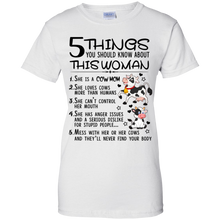 Load image into Gallery viewer, Cow Mom 5 Things You Should Know About This Woman Shirt VA02 - cow-mom-5-things-you-should-know-about-this-woman-shirt-va02-vivianstorescom-9