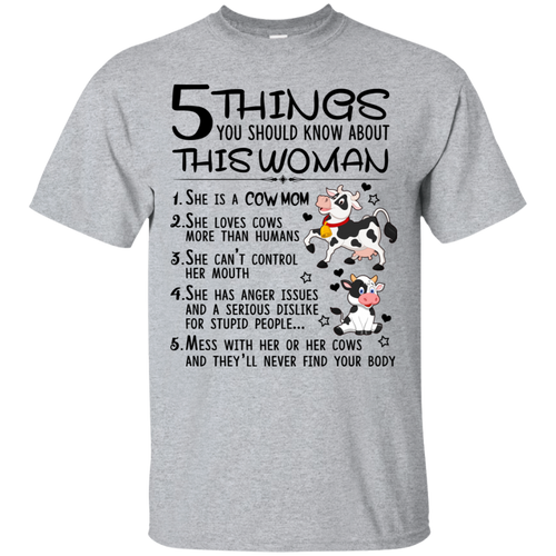 Cow Mom 5 Things You Should Know About This Woman Shirt VA02 - cow-mom-5-things-you-should-know-about-this-woman-shirt-va02-vivianstorescom