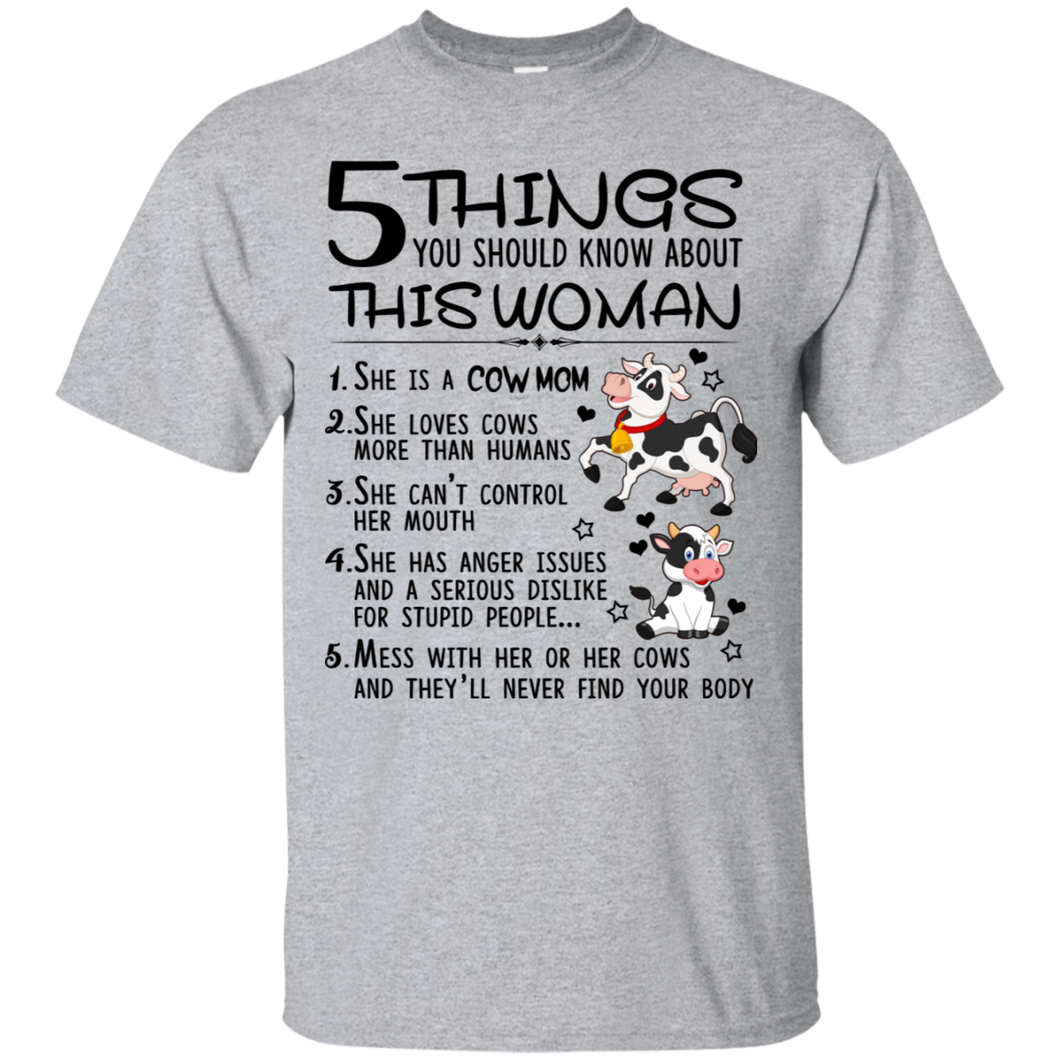 Cow Mom 5 Things You Should Know About This Woman Shirt VA02 - cow-mom-5-things-you-should-know-about-this-woman-shirt-va02-vivianstorescom