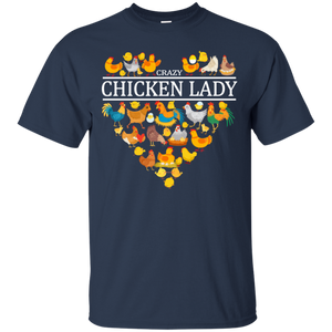 Crazy Chicken Lady Funny Chicken Lover Shirt VA01 - crazy-chicken-lady-funny-chicken-lover-shirt-va01-vivianstorescom-2