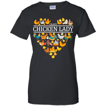 Load image into Gallery viewer, Crazy Chicken Lady Funny Chicken Lover Shirt VA01 - crazy-chicken-lady-funny-chicken-lover-shirt-va01-vivianstorescom-8