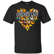 Load image into Gallery viewer, Crazy Chicken Lady Funny Chicken Lover Shirt VA01 - crazy-chicken-lady-funny-chicken-lover-shirt-va01-vivianstorescom