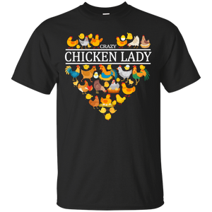 Crazy Chicken Lady Funny Chicken Lover Shirt VA01 - crazy-chicken-lady-funny-chicken-lover-shirt-va01-vivianstorescom