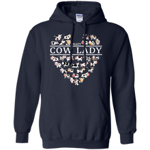 Load image into Gallery viewer, Crazy Cow Lady Funny Cow Lover Shirt VA01 - crazy-cow-lady-funny-cow-lover-shirt-va01-vivianstorescom-5