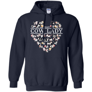 Crazy Cow Lady Funny Cow Lover Shirt VA01 - crazy-cow-lady-funny-cow-lover-shirt-va01-vivianstorescom-5