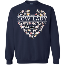 Load image into Gallery viewer, Crazy Cow Lady Funny Cow Lover Shirt VA01 - crazy-cow-lady-funny-cow-lover-shirt-va01-vivianstorescom-7